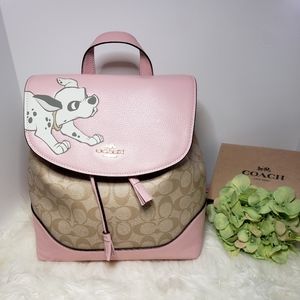 NWT Coach Disney Backpack Dalmatian